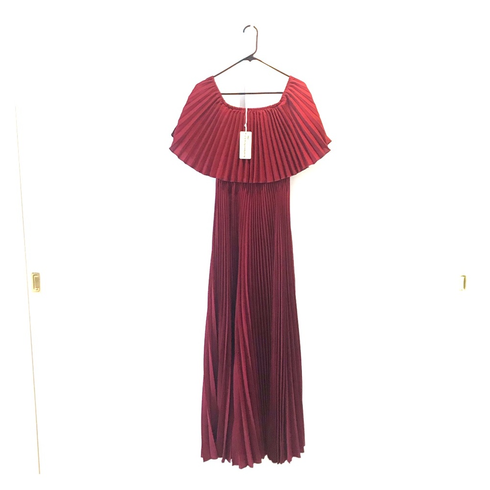 The Clothing Company Maroon Maxi Dress